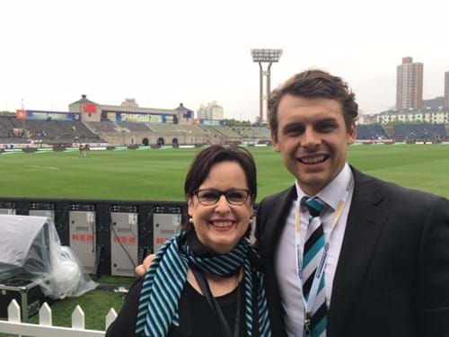 With Adam Thompson Partnership Manager China Engagement Port Adelaide Football Club
